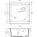 Кухонная мойка RIVELATO SCALINO 403-R antracite