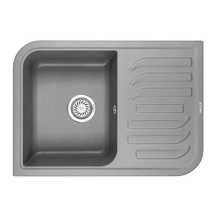 Кухонная мойка GRANULA GR-7001 алюминиум