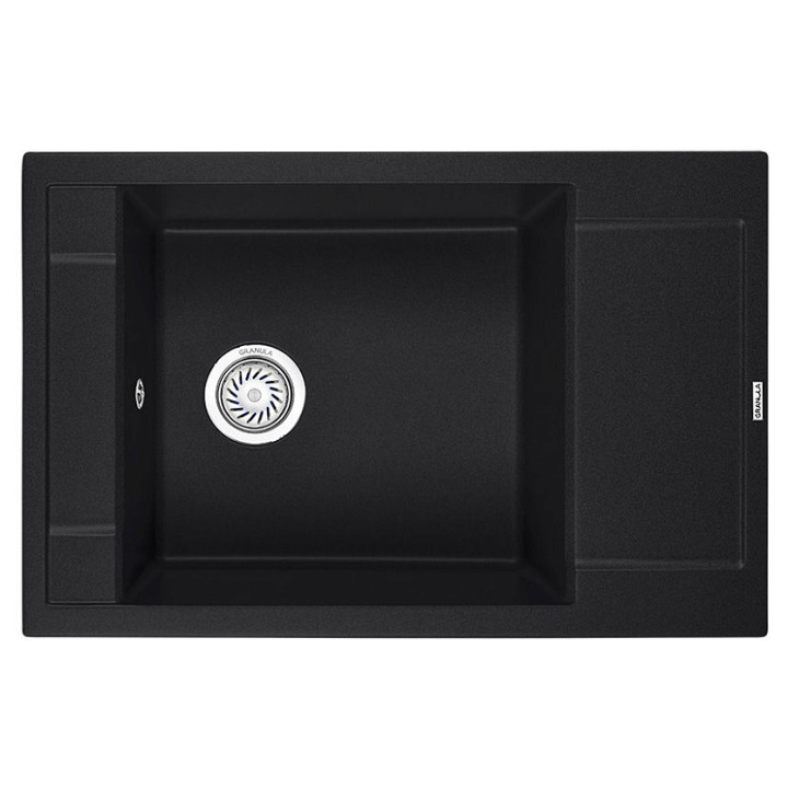 Кухонная мойка GRANULA GR-7806 черный