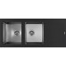 Кухонная мойка FLORENTINA Комби 1160 антрацит (21.415.E1160.302)