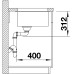 Кухонная мойка BLANCO SUBLINE 500-U SILGRANIT 523439 серый беж
