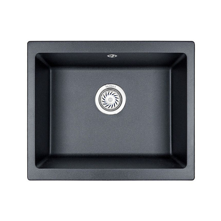 Кухонная мойка GRANULA GR-5551 шварц