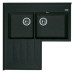 Кухонная мойка FLORENTINA Адрия черный (20.380.L0960.102)