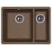 Кухонная мойка FLORTEK Ринг 335/160 мокко (24.055.D0510.303)