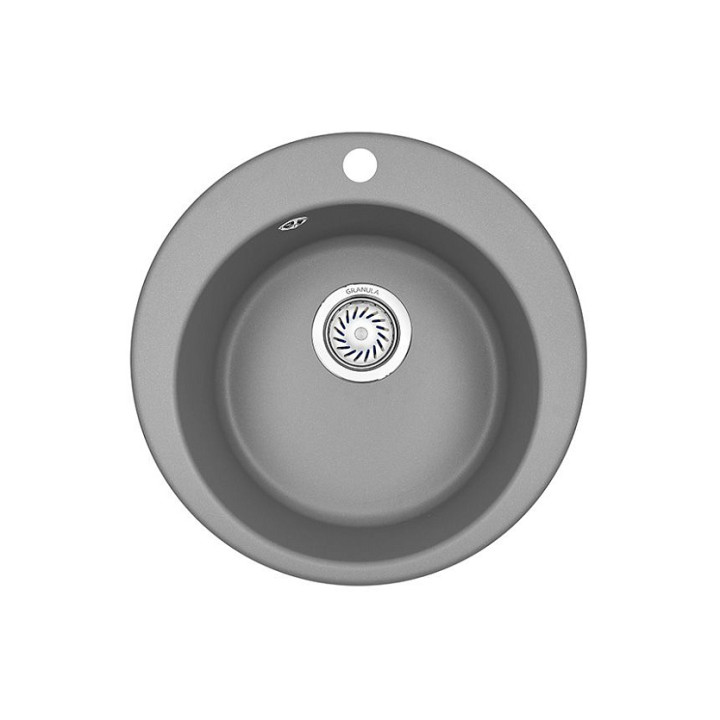 Кухонная мойка GRANULA GR-4801 алюминиум