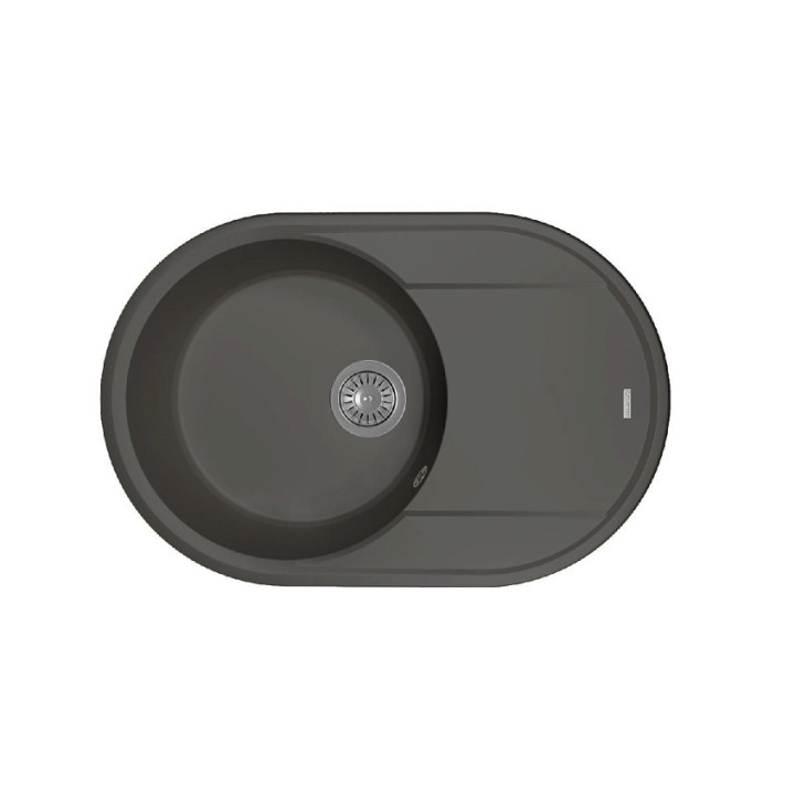 Кухонная мойка FLORTEK Дафна 760 антрацит (23.030.С0760.302)