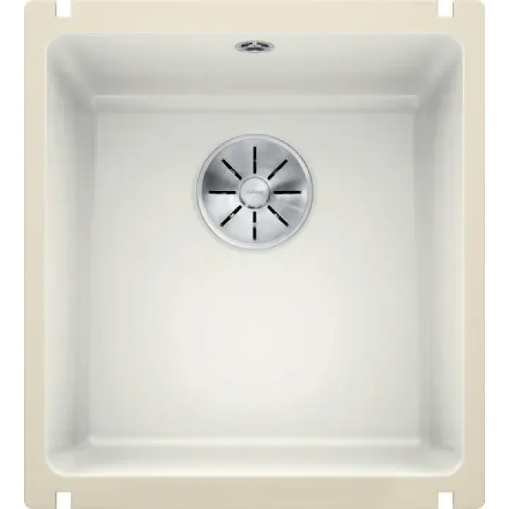 Мойка BLANCO Subline 375-U Ceramic PuraPlus глянцевый белый (523726)