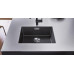 Кухонная мойка BLANCO SUBLINE 500-U SILGRANIT черный с отв.арм. InFino (525995)