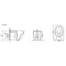 Комплект GROSSMAN инсталляция 900.K31.01.000 + клавиша смыва 700.K31.02.300.300 золото глянцевый + унитаз GR-4455S
