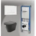 Комплект GROSSMAN инсталляция 900.K31.01.000 + клавиша смыва 700.K31.03.000.000 белый + унитаз GR-4477BMS