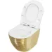 Комплект GROSSMAN инсталляция 900.K31.01.000 + клавиша смыва 700.K31.01.300.300 золото глянцевый + унитаз GR-4455GWS