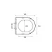 Сиденье для унитаза GROSSMAN GR-4487/4488SQ