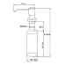 Дозатор OULIN OL-401 D хром