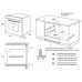 Духовой шкаф WEISSGAUFF EOM 266 PMB Easy Clean