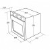Встраиваемый электрический духовой шкаф MAUNFELD EOEFG.566RBG.MT