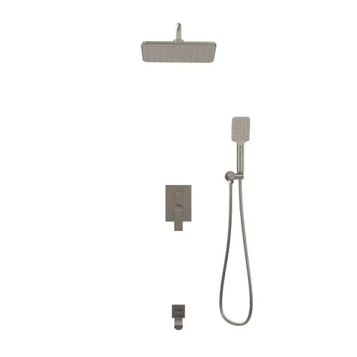 Душевая система скрытого монтажа GROSSMAN 501.K35.04.120 брашированный никель