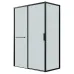 Душевое ограждение GROSSMAN 100.K33.05.110.21.02-200.K33.05.70.21.02 черный матовый