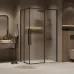 Душевое ограждение GROSSMAN 300.K33.01.9080.21.02 черный матовый