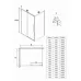 Душевое ограждение NIAGARA NG-44-9ASG-A80SG-34