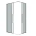 Душевое ограждение GROSSMAN 1/2.K33.01.10.10.00-1/2.K33.01.90.10.00 хром