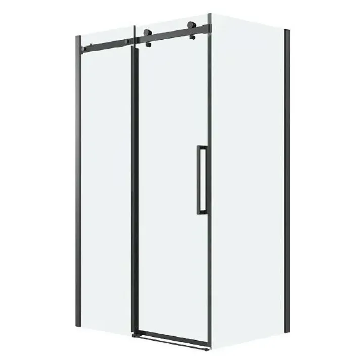 Душевое ограждение GROSSMAN 100.K33.04.110.21.00-200.K33.04.80.21.00 черный матовый