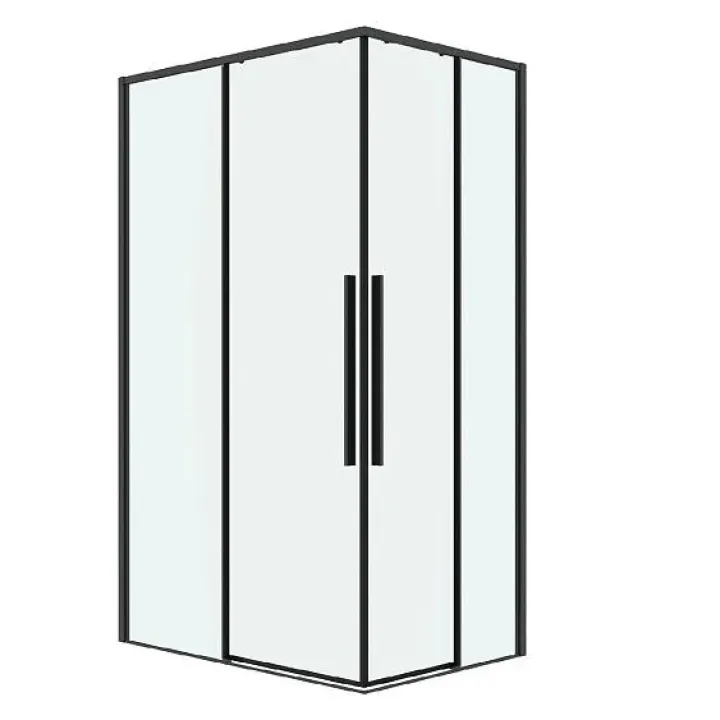 Душевое ограждение GROSSMAN 1/2.K33.01.10.42.00-1/2.K33.01.80.42.00 графит сатин