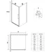 Душевое ограждение NIAGARA NG-45-8ASG-A100SG-34