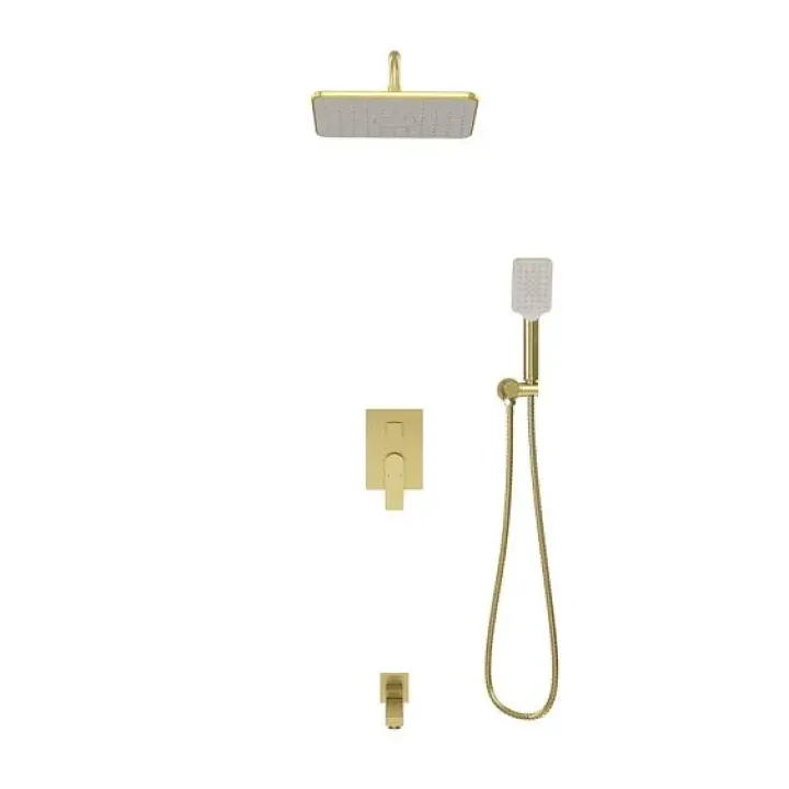 Душевая система скрытого монтажа GROSSMAN 501.K35.04.320 золото сатиновый