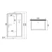 Душевая кабина NIAGARA Standart ST120/90/15Q/BL