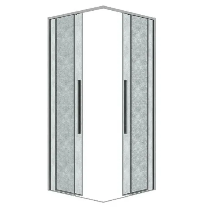 1/2 душевого ограждения GROSSMAN 1/2.K33.01.10.10.02 хром