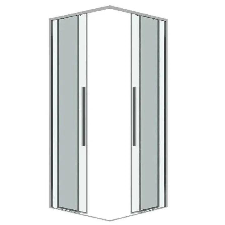 1/2 душевого ограждения GROSSMAN 1/2.K33.01.80.10.00 хром