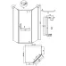 Душевое ограждение GROSSMAN 302.K33.03.9090.42.00 графит сатин