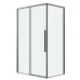 Душевое ограждение GROSSMAN 100.K33.01.120.21.00-200.K33.01.80.21.00 черный матовый