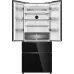 Холодильник WEISSGAUFF WFD 450 Built-in Inverter NoFrost Black Glass