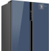 Холодильник WEISSGAUFF WSBS 600 NoFrost Inverter Blue Glass