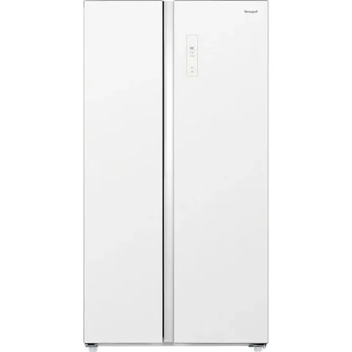Холодильник WEISSGAUFF WSBS 550 Built-in NoFrost Inverter White Glass