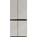 Холодильник LEX LCD450 white satin Cross Door