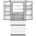 Холодильник TESLER RFD-517BI WHITE GLASS