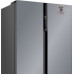 Холодильник WEISSGAUFF WSBS 600 NoFrost Inverter Dark Grey Glass