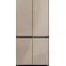 Холодильник LEX LCD505 Brown satin Cross Door
