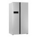 Холодильник ASCOLI ACDS601W (серебристый)