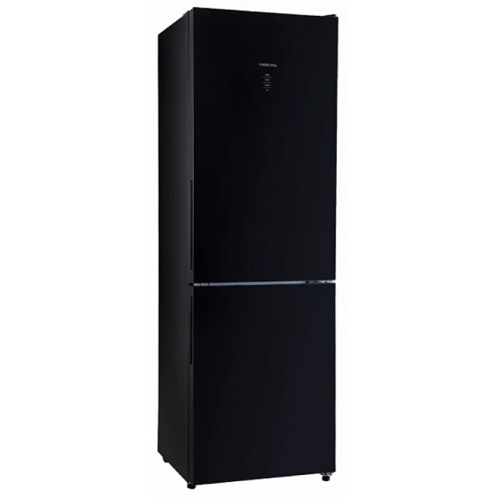 Холодильник HIBERG RFC-311DXNFGB (черное стекло)
