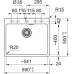 Кухонная мойка FRANKE MRG 610-54 FTL сахара (114.0744.800)