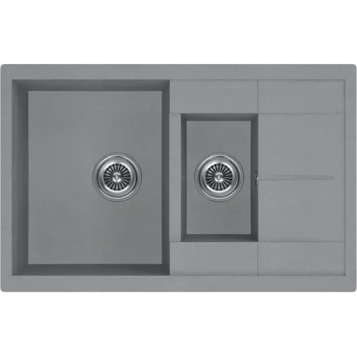 Кухонная мойка KUCHENSTERN FLUG 60-2 титан