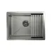 Кухонная мойка GRANULA KS-6045U сталь/матовая