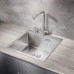 Кухонная мойка MILACIO Denia 51 Steel MC.77480 нержавеющая сталь