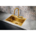 Кухонная мойка MILACIO Denia 68 Steel MC.77418 золото