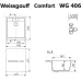 Кухонная мойка WEISSGAUFF WG 406310 Comfort Cold Grey
