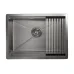 Кухонная мойка GRANULA KS-6045U сталь/сатин