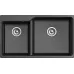 Кухонная мойка RIVELATO AXEL 90D antracite